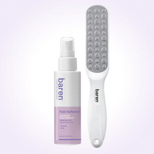 Load image into Gallery viewer, baren Callus Remover Kit for Feet: Foot File &amp; Peeling Foot Spray