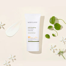 Load image into Gallery viewer, Mary&amp;May CICA Soothing Sun Cream SPF50+ PA++++ 50ml