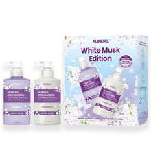 Load image into Gallery viewer, KUNDAL Honey &amp; Macadamia White Musk Edition [Shampoo 500ml +Treatment 500ml]