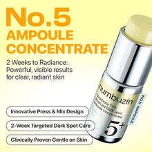 Load image into Gallery viewer, Numbuzin No.5 Glutathione TXA Advanced Dark Spot Ampoule Concentrate 10g+0.7g