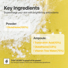 Load image into Gallery viewer, Numbuzin No.5 Glutathione TXA Advanced Dark Spot Ampoule Concentrate 10g+0.7g