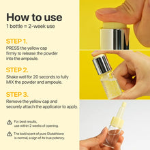 Load image into Gallery viewer, Numbuzin No.5 Glutathione TXA Advanced Dark Spot Ampoule Concentrate 10g+0.7g