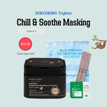 Load image into Gallery viewer, Sokoskins Trybox #27: Chill &amp; Soothe Masking