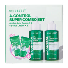 Load image into Gallery viewer, NINELESS A-Control 10% Azelaic Acid Serum Super Bombo Set