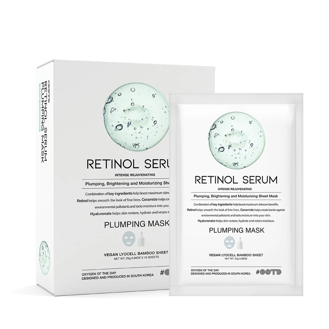 OOTD Beauty Retinol Serum Plumping Mask 1EA