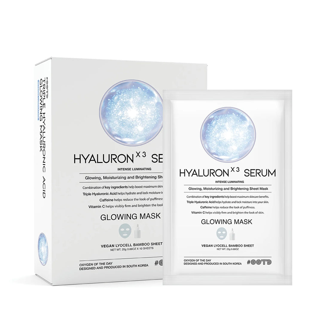 OOTD Beauty Triple Hyaluron Serum Glowing Mask 1EA