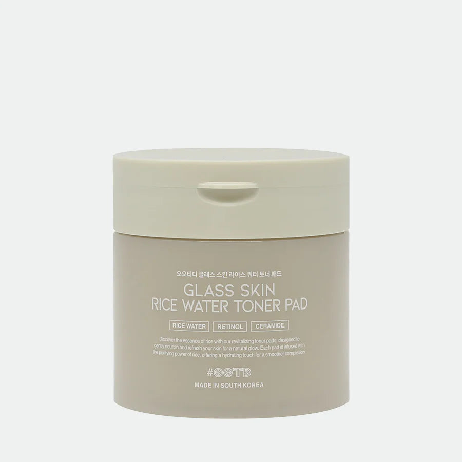 OOTD Beauty Glass Skin Rice Water Toner Pad 70EA