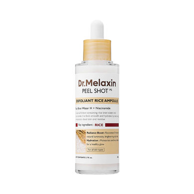 [1+1] Dr.Melaxin Peel Shot Exofoliating White Rice Ampoule 80ml