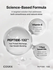 [1+1] COSRX PEPTIDE-132 Ultra Perfect Hair Bonding Oil Serum 28ml