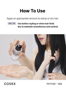 [1+1] COSRX PEPTIDE-132 Ultra Perfect Hair Bonding Oil Serum 28ml