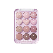 Load image into Gallery viewer, colorgram Pin Point Eyeshadow Palette #02 Pink + Mauve