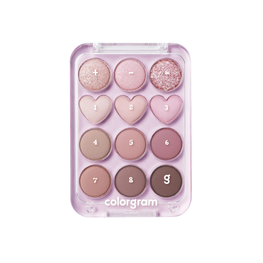 colorgram Pin Point Eyeshadow Palette #02 Pink + Mauve