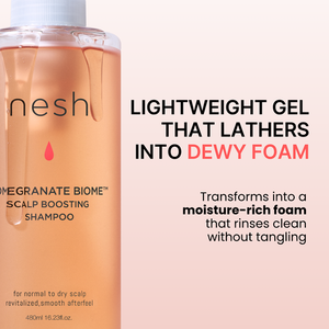 nesh Pomegranate Biome Scalp Boosting Shampoo 480ml
