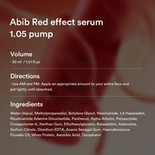 Load image into Gallery viewer, Abib Red Effect Serum 1.05 Pump 30ml