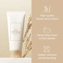Load image into Gallery viewer, I&#39;m From Rice Whip Facial Cleanser 150ml