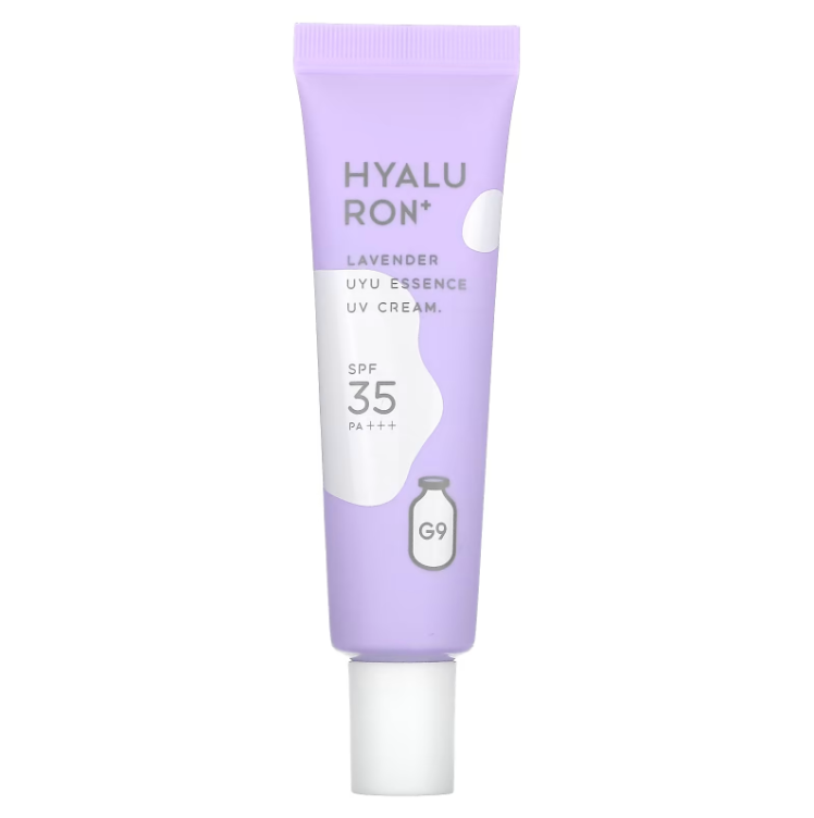 G9SKINS Hyaluron+ UYU Essence UV Cream SPF 35 PA+++ Lavender, 25 g