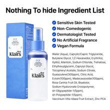 Load image into Gallery viewer, Klairs Blue EGF Calming Mist 100ml