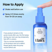 Load image into Gallery viewer, Klairs Blue EGF Calming Mist 100ml