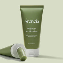 Load image into Gallery viewer, Arencia Green Tea + LHA Deep Pore Rice Cake Cleanser 150ml