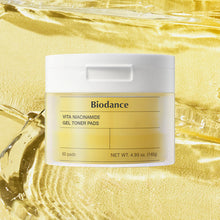 Load image into Gallery viewer, [1+1] Biodance Vita Niacinamide Gel Toner Pad 60EA