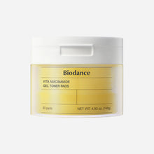 Load image into Gallery viewer, [1+1] Biodance Vita Niacinamide Gel Toner Pad 60EA