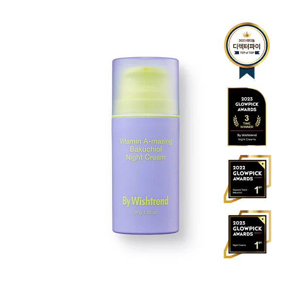 [1+1] By Wishtrend Vitamin A-mazing Bakuchiol Night Cream 30ml