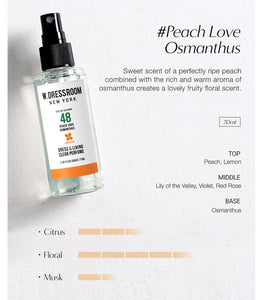 W.DRESSROOM Dress & Living Clear Perfume No.48 Peach Love Osmanthus 70ml