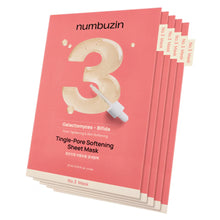 Load image into Gallery viewer, Numbuzin No.3 Tingle-Pore Softening Sheet Mask 4EA