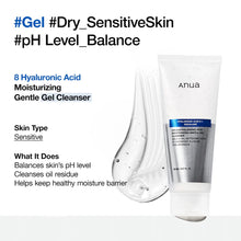 Load image into Gallery viewer, Anua 8 Hyaluronic Acid Moisturizing Gentle Gel Cleanser 150ml