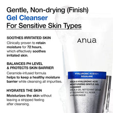 Load image into Gallery viewer, Anua 8 Hyaluronic Acid Moisturizing Gentle Gel Cleanser 150ml