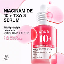 Load image into Gallery viewer, Anua Niacinamide 10 + TXA 3 Serum 30ml
