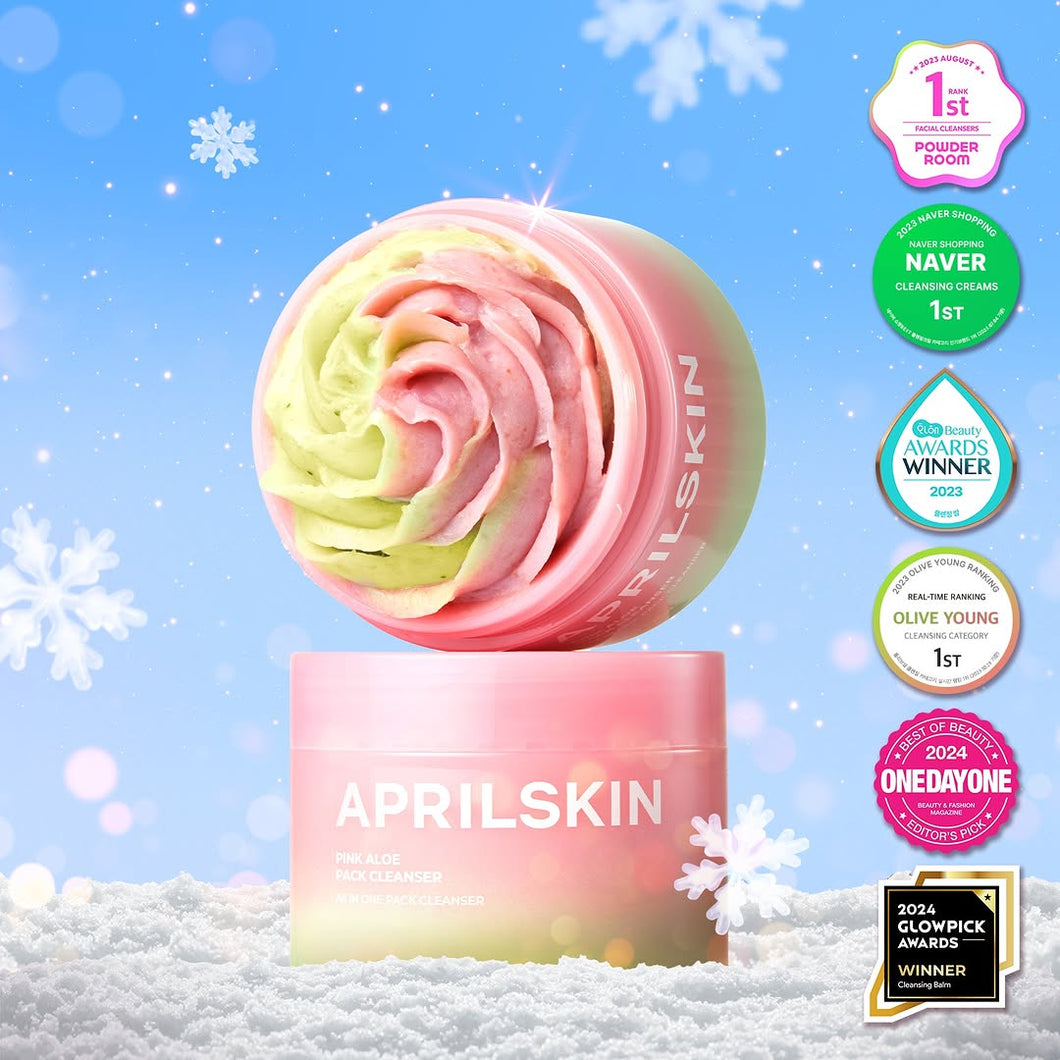 April Skin Pink Aloe Facial Polish Cleanser 120g