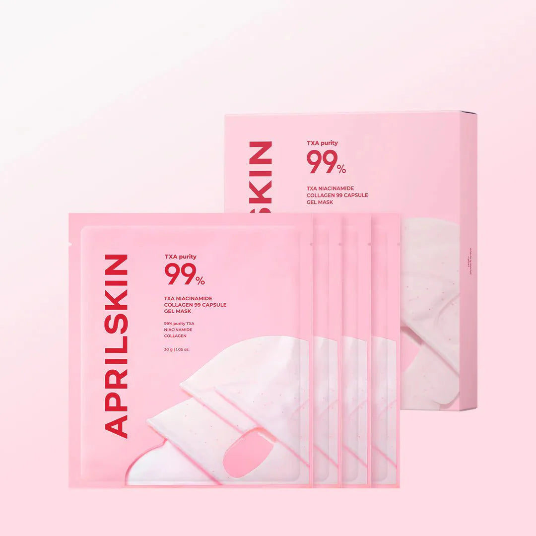 AprilSkin TXA Niacinamide Collagen 99 Capsule Gel Mask 4EA – SoKoSkins