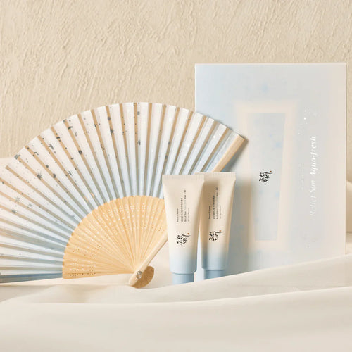 Beauty of Joseon Relief Sun Aqua-fresh : Rice + B5 Special Edition [ 50mlx2 + Fan ]