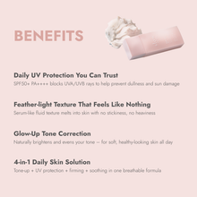 Load image into Gallery viewer, slowpure glow up fluid sun serum SPF50+ PA++++ 50ml