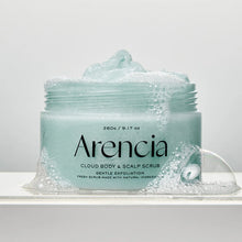 Load image into Gallery viewer, Arencia Fresh Cloud Body &amp; Scalp Scrub 260g