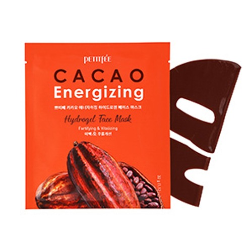 PETITFEE Cacao Energizing Hydrogel Face Mask 5EA