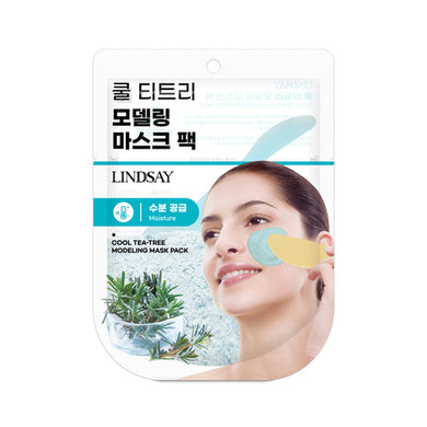 Lindsay Cool(Tea-tree) Modeling Mask (28g, pouch)
