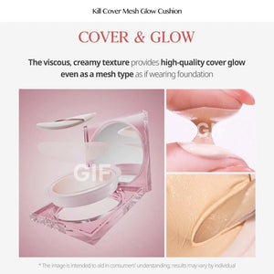 Clio Kill Cover Mesh Glow Cushion Set (+Refill)