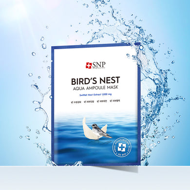 SNP Bird's Nest Aqua Ampoule Mask 25ml*5EA