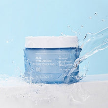 Load image into Gallery viewer, Wellage Real Hyaluronic Blue Toner Pad 70EA