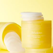 Load image into Gallery viewer, JMsolution Honey Luminous Royal Propolis Toner Pads 80EA