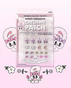 CATCH ME PATCH Emoticon Pink #Esther Bunny