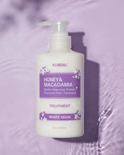 Load image into Gallery viewer, KUNDAL Honey &amp; Macadamia Treatment White Musk Edition 500ml
