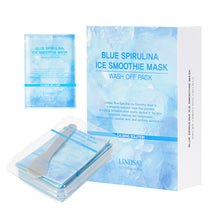 Load image into Gallery viewer, Lindsay Blue Spirulina Ice Smoothie Mask Wash Off Pack 20EA