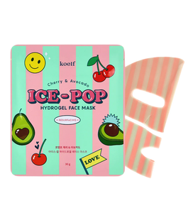 KOELF Cherry & Avocado ICE-POP Hydrogel Mask 5EA