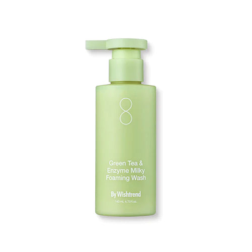 By Wishtrend Green Tea & Enzyme Milky Foaming Wash 140ml Exp: 12.08.2025