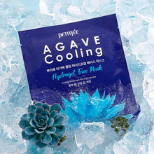 Load image into Gallery viewer, Petitfee Agave Cooling Hydrogel Face Mask 5EA