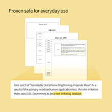 Load image into Gallery viewer, Genabelle Glutathione Brightening Ampoule Mask 5EA