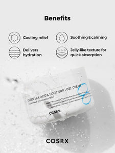 [1+1] Cosrx Hydrium Green Tea Aqua Soothing Gel Cream 50ml